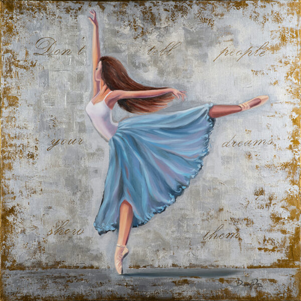 Ballerina Art Painting – Ballet Dancer Art