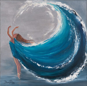 Aquarius Woman Painting