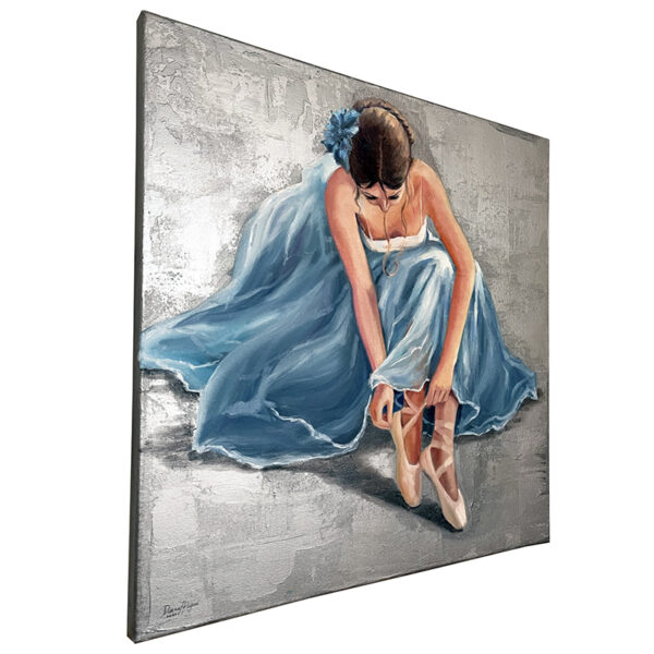 Ballerina Oil Painting – Dancer Original Art