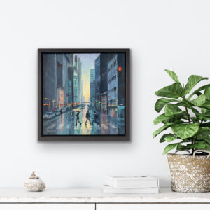 New York Painting – Cityscape Original Art.