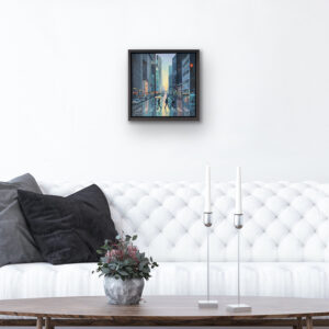 New York Painting – Cityscape Original Art.