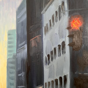 New York Painting – Cityscape Original Art.