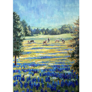 Texas Bluebonnets Painting