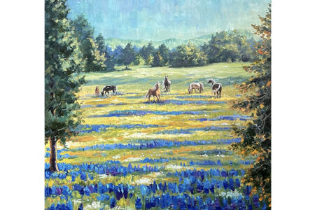 Texas Bluebonnets Painting