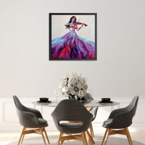 Violin Painting Music Original Art