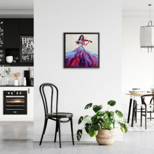 Violin Painting Music Original Art