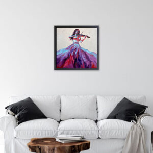 Violin Painting Music Original Art