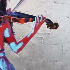 Violin Painting Music Original Art