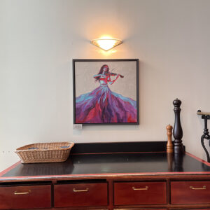 Violin Painting Music Original Art