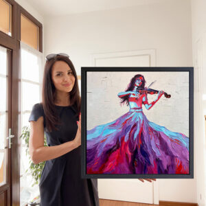 Violin Painting Music Original Art