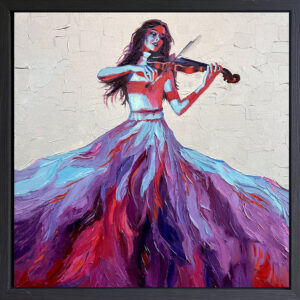Violin Painting Music Original Art