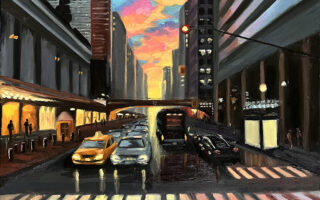 New York Manhattan Painting