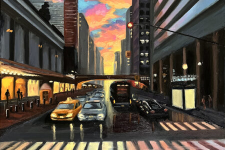 New York Manhattan Painting