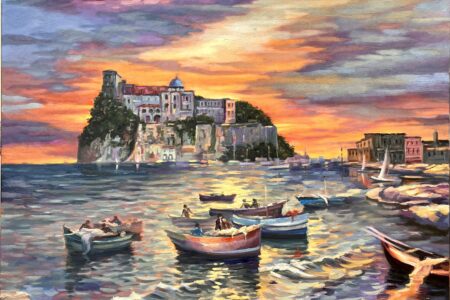 Ischia Italy Canvas Painting