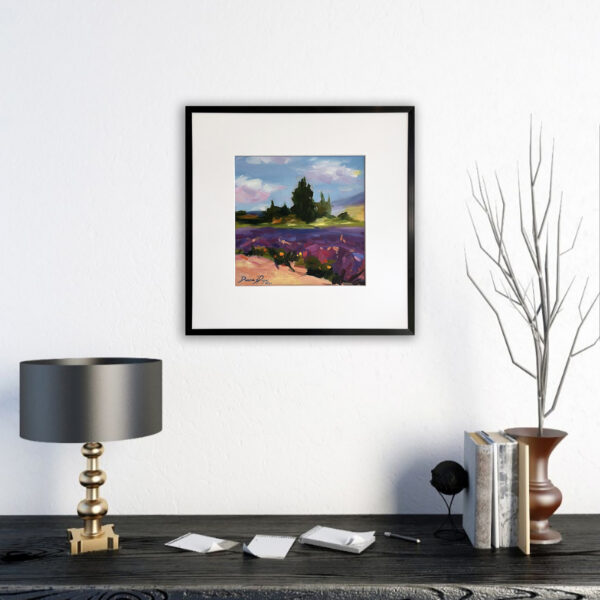 Oregon Lavender Field Painting