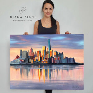 New York Large Oil Painting