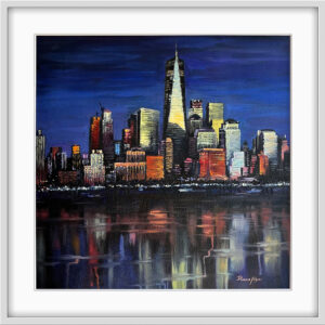 New York Nightscape Painting