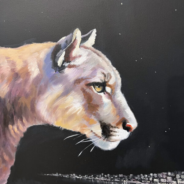 Mountain Lion Oil Painting