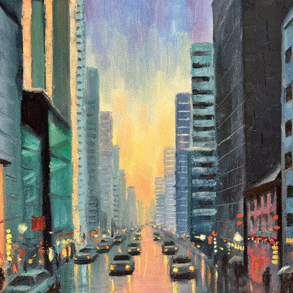 New York Cityscape Painting