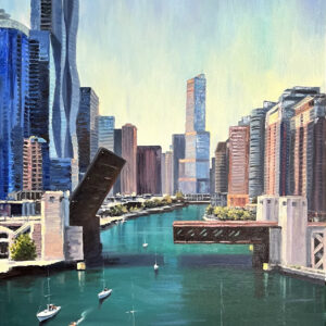 Chicago Cityscape Custom Painting