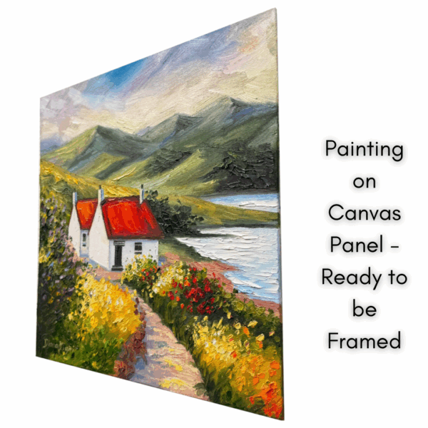 An Ireland Cottages Oil Painting