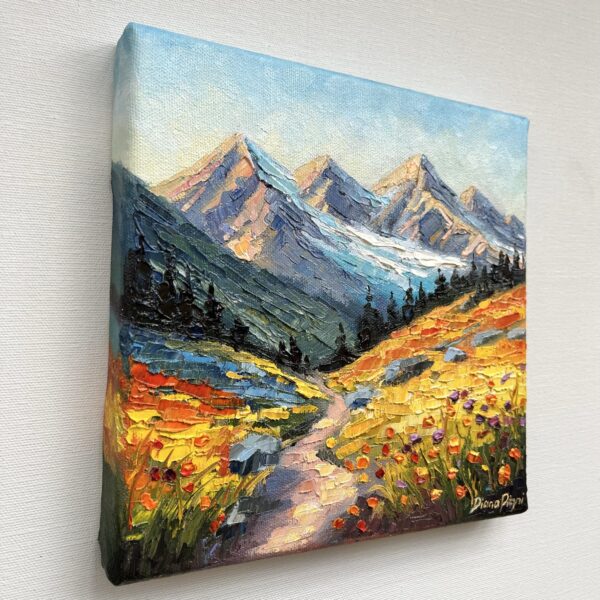 A Small Colorado Mountain Painting