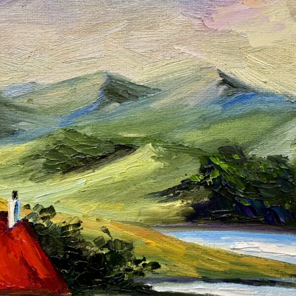 An Ireland Cottages Oil Painting
