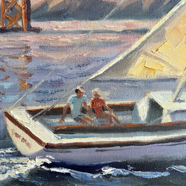 Sailboat San Francisco Painting