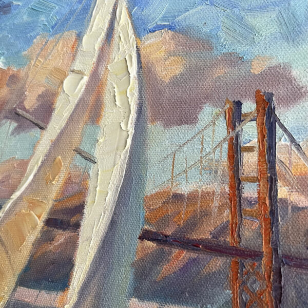 Sailboat San Francisco Painting