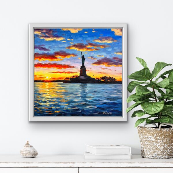 New York Liberty Statue Painting