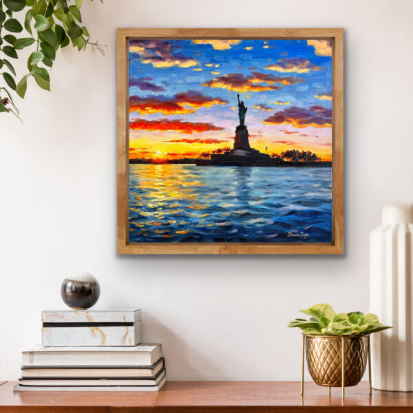 New York Liberty Statue Painting