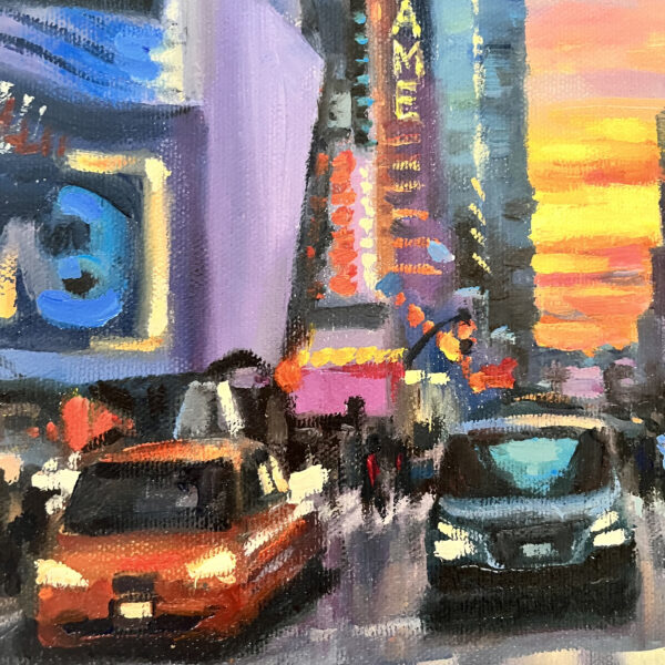 Framed New York Painting