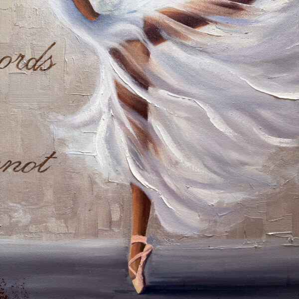 Ballerina African American Dancer Painting