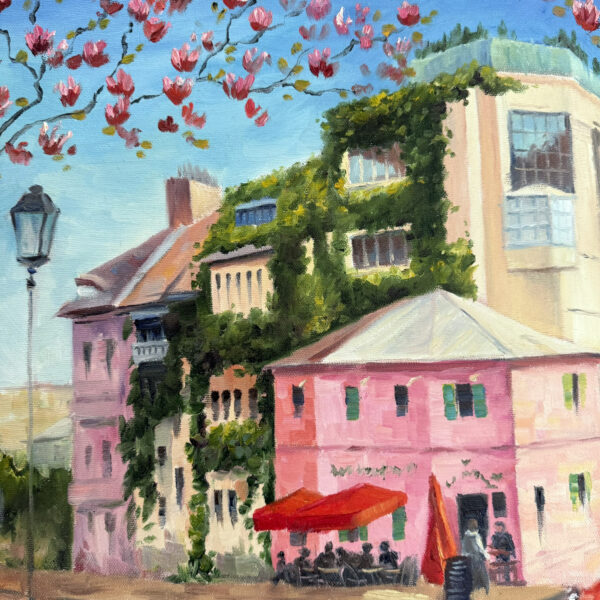 Paris Montmartre Oil Painting