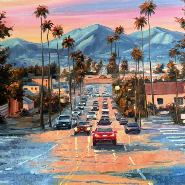 Los Angeles Oil Painting