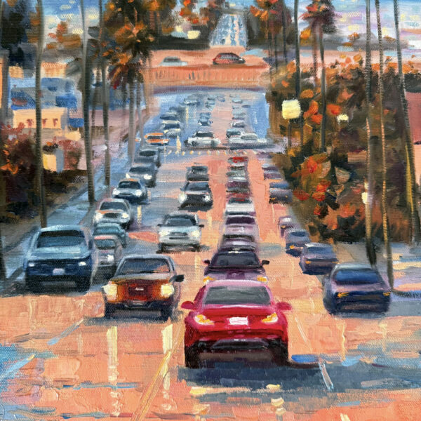 Los Angeles Oil Painting