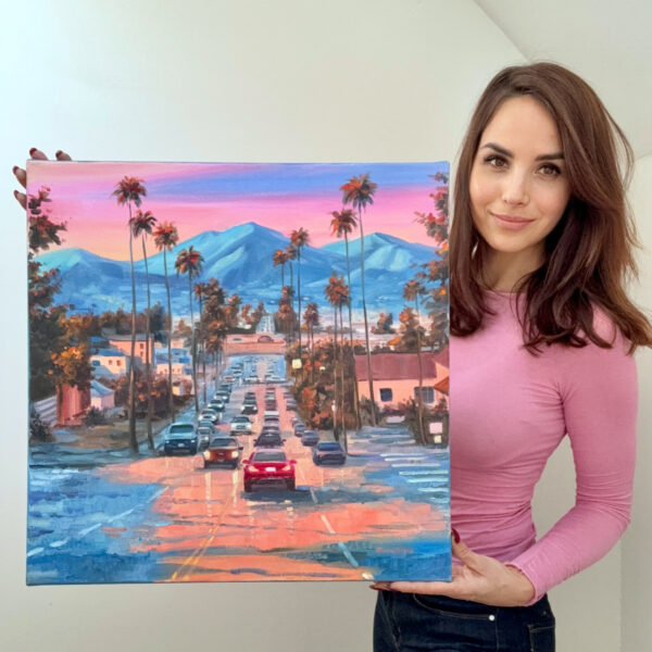 Los Angeles Oil Painting