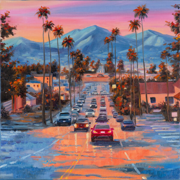 Los Angeles Oil Painting