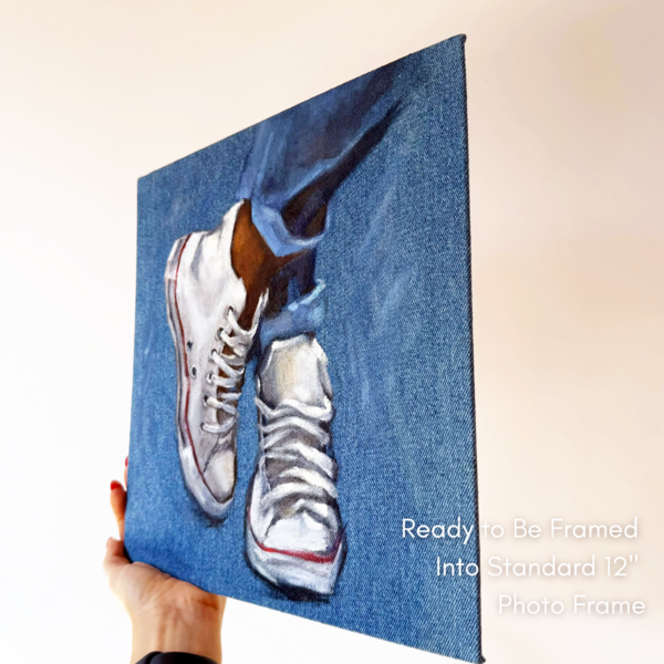 Converse Fashion Shoes Painting