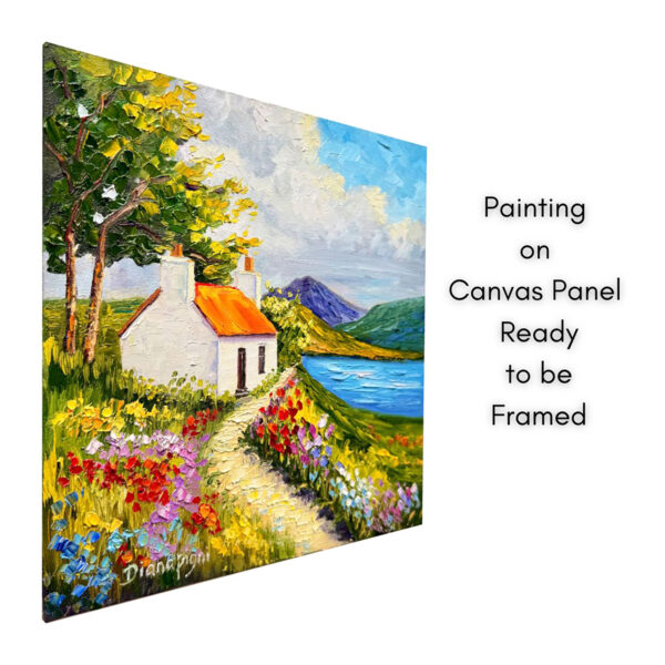 Ireland Cottage Oil Painting