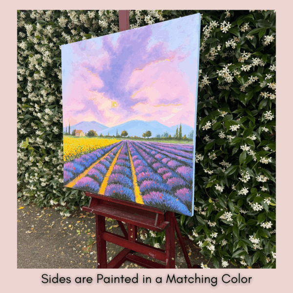 Tuscany Lavender & Sunflower Field Painting