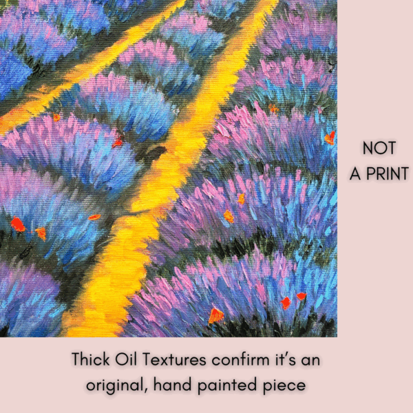 Tuscany Lavender & Sunflower Field Painting