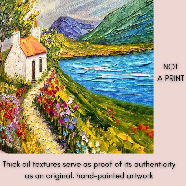Ireland Cottage Oil Painting