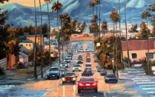 Los Angeles Oil Painting