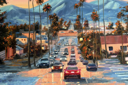 Los Angeles Oil Painting