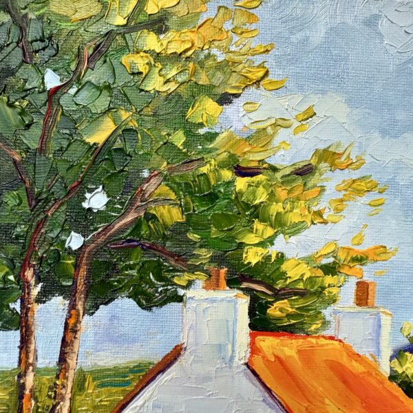 Ireland Cottage Oil Painting