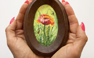 California Poppy Painting