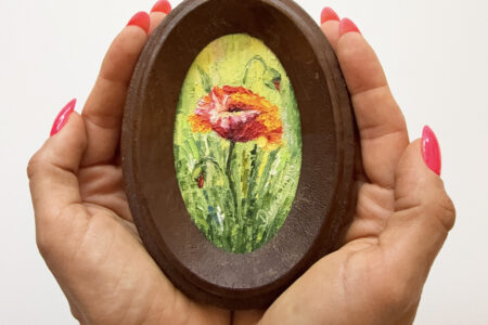 California Poppy Painting