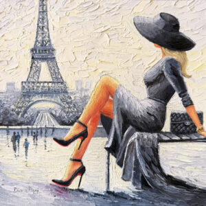 Paris Eiffel Tower Painting